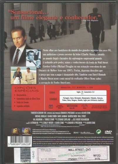 Wall Street (edição especial) (1987)