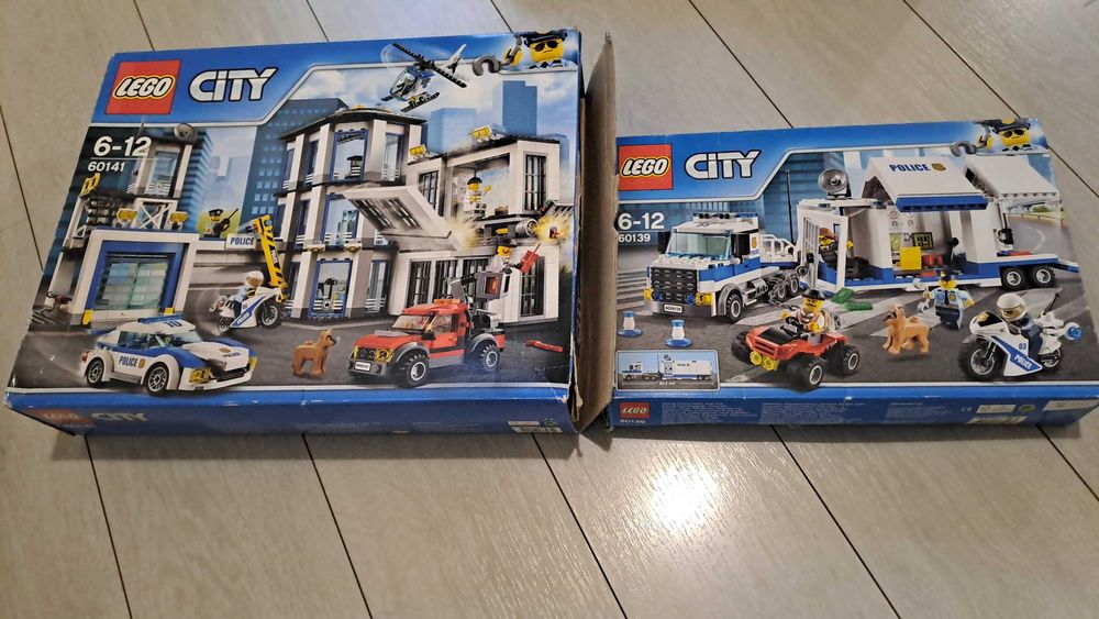 Lego city komisariat  + wóz policyjny