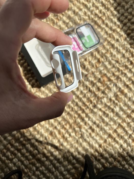 Capas Protectoras com vidro temperado Apple Watch 45mm