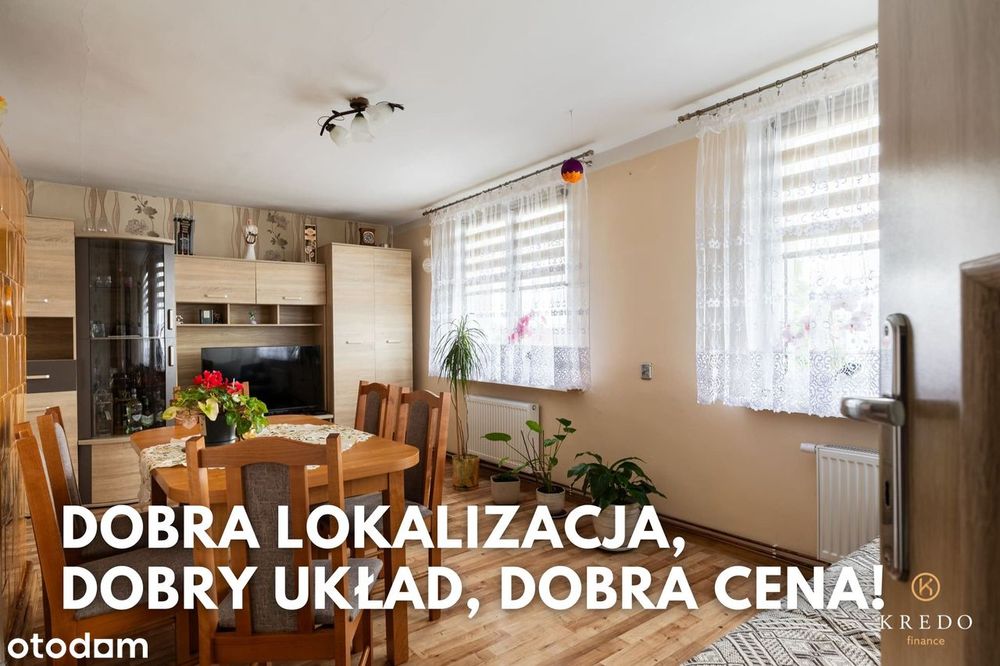 Bińcze | 3 pokoje | garaż | pom. gosp. | 55,10 m² | 1. piętro