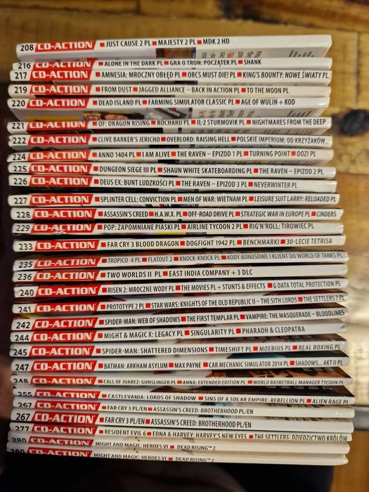 Ponad 30 zestawów płyt z grami CD Action 12r-18r czasopismo Play Gry