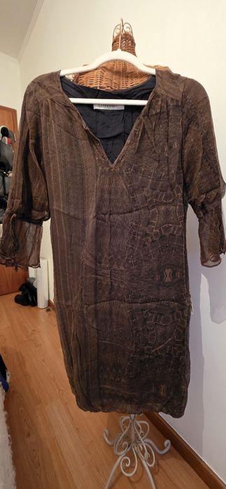 Vestido estampado Zara