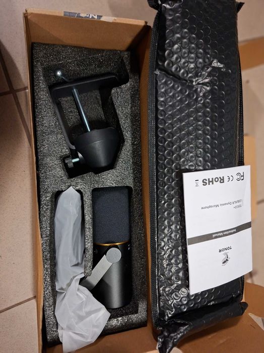 Mikrofon TONOR USB/XLR, wysokiej jakości dynamiczny mikrofon studyjny