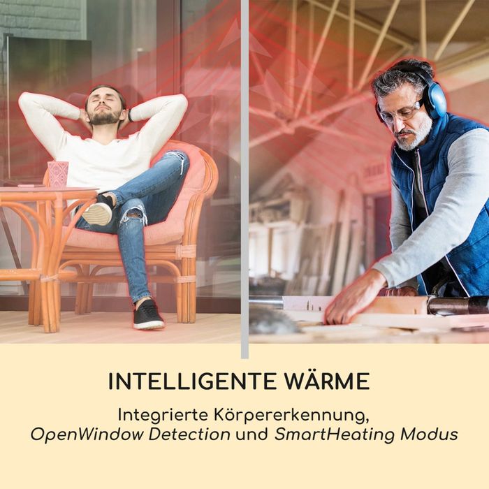 Обігрівач настінний інфрачервоний Blumfeldt Smartwave Smart 2400 Вт