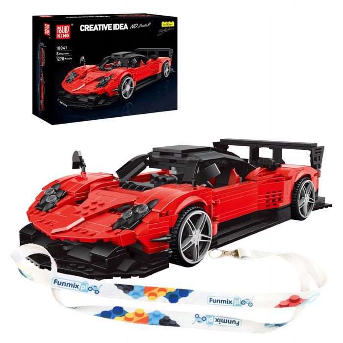 Klocki 1278 el. Zonda R technic sportowe auto Mould King 10041