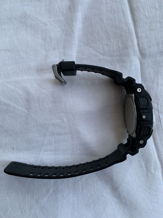Годинник Casio G-Shock GA-100 (GA-100-1A1) All Black Оригінал + банка