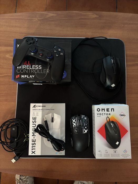 Comando wireless e 2 ratos