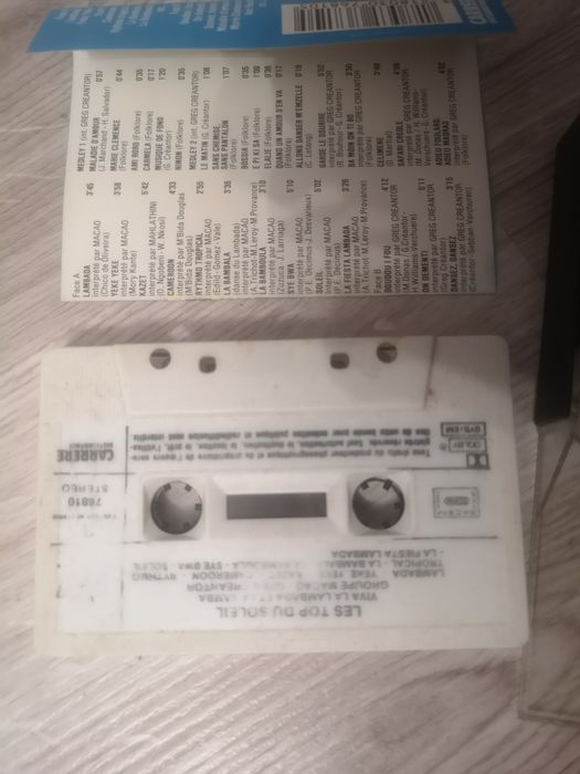 Les top du soleil. Viva la lambada la samba. Kaseta