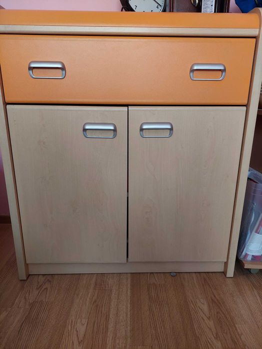 Meble dziecięce Forte Apli zestaw szafa i dwie komody