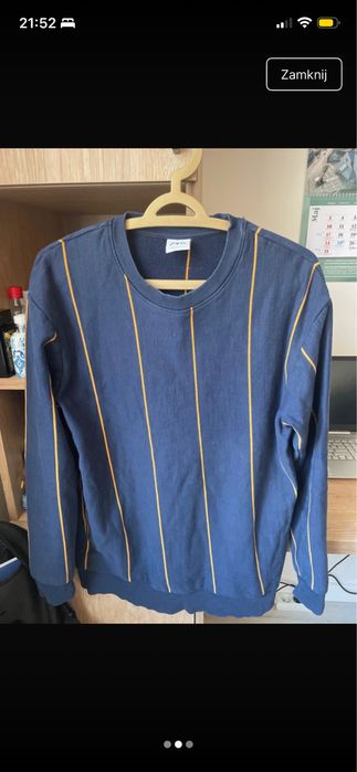 Sweter męski w paski