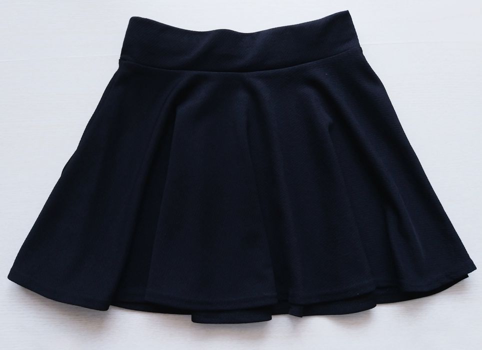 Saia Plissada / Pregas Preta