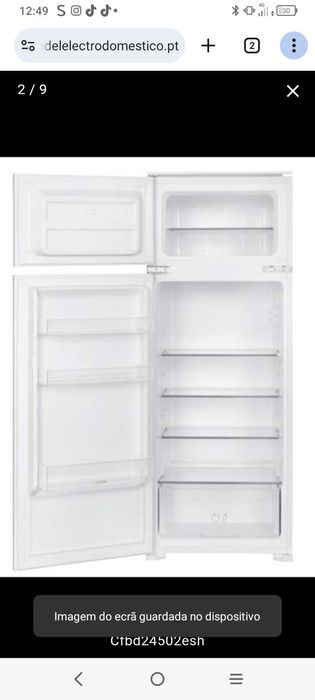 Frigorífico candy modelo CFD2450/2ESH novo ainda embalado