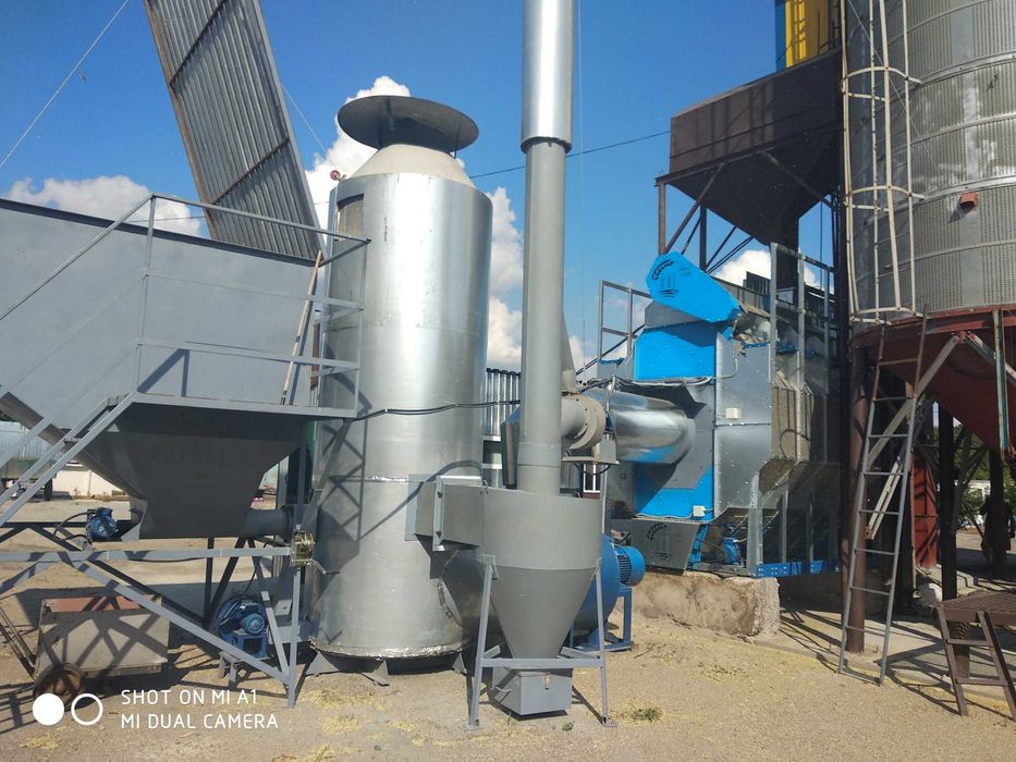 Зерносушарка Котел для зерносушки Сушка зерна на агровідходах