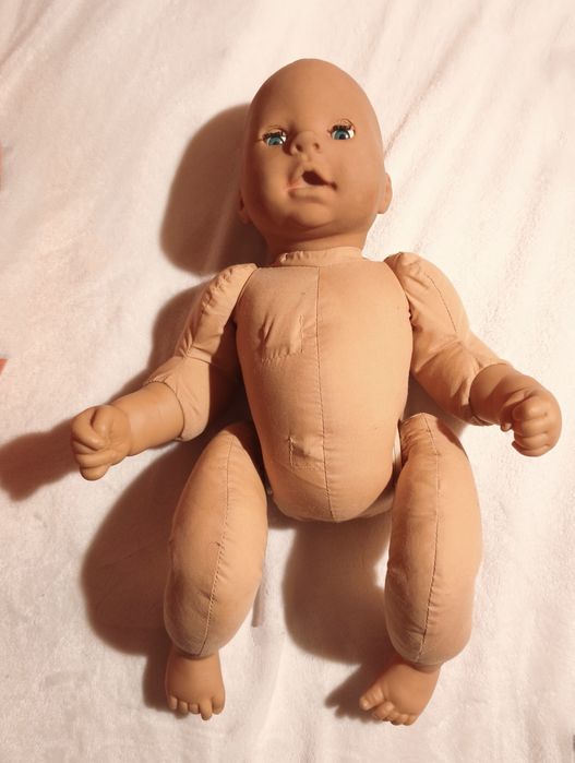 Lalka bobas Chou Chou z misiem.Wysokość 48 cm