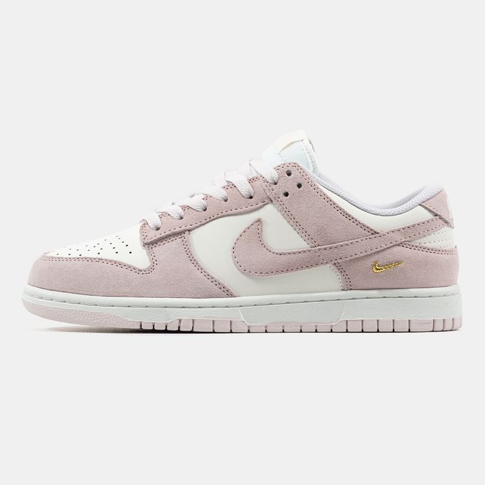 Nike SB Dunk low Pink Metallic Gold найк рожеві 36-41р