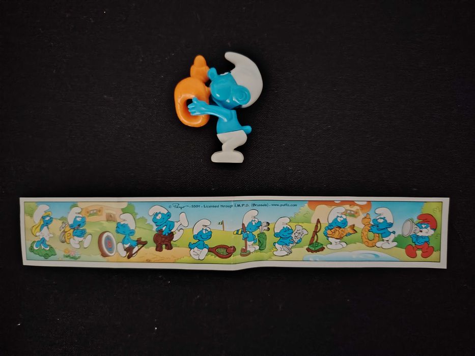 Bonecos Smurfs Ovos Kinder