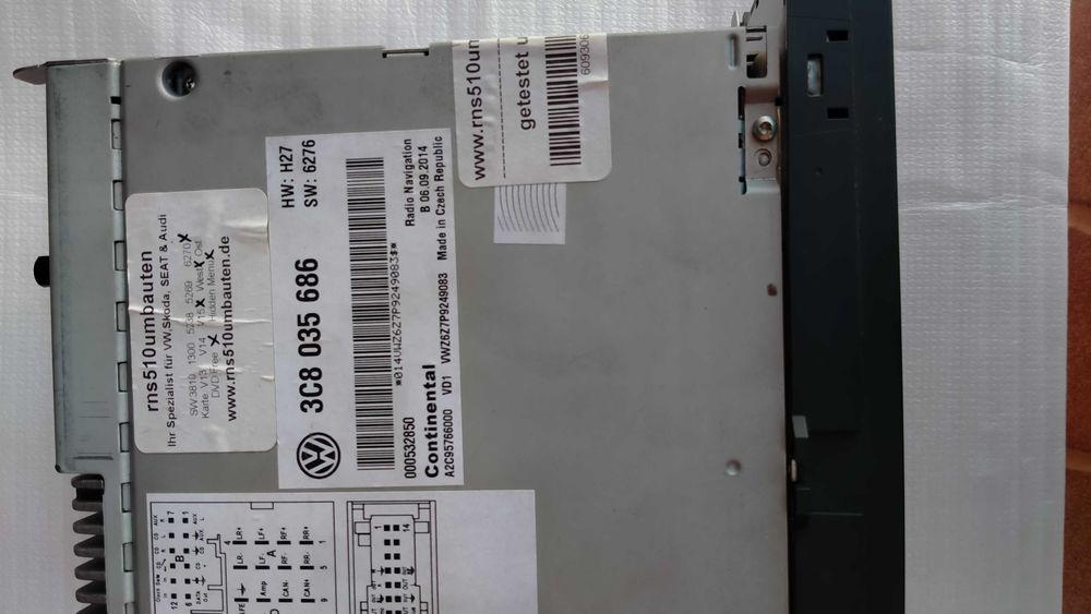 Radio Nawigacja RNS 510 VW