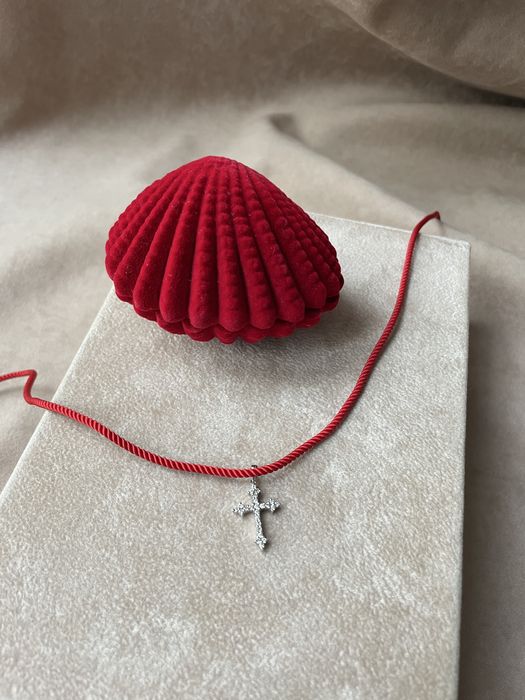 Крестик бриллианты gold