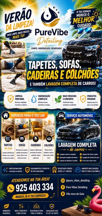 Limpeza e Higienização sofas carros
