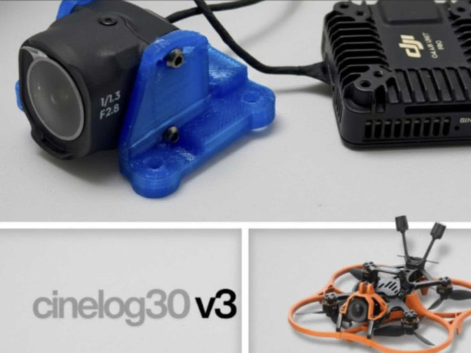 GEPRC Cinelog30 v3 - DJI O4 Pro Camera Mount (TPU) mocowanie kamery