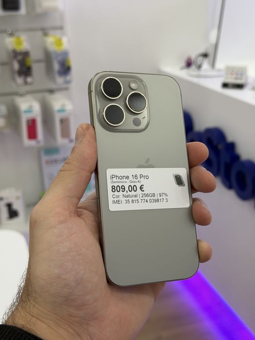 iPhone 16 Pro 256GB - Como novo!