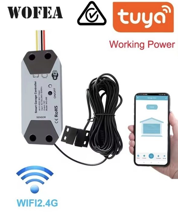 Tuya wifi abertura auto garagem