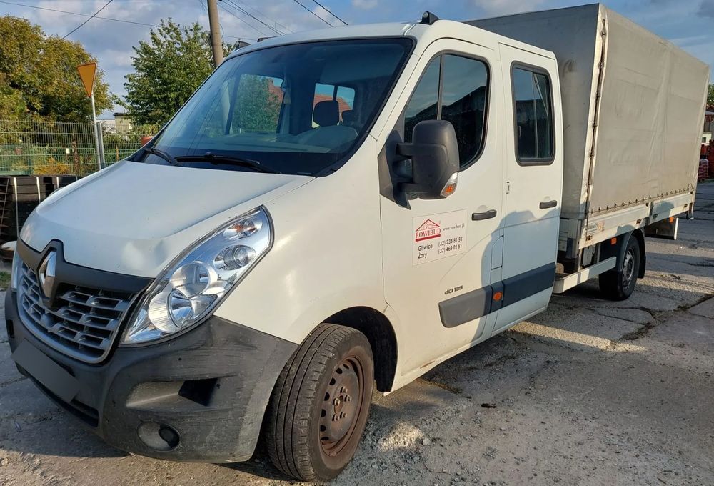 Renault Master  III brygadówka, plandeka, 7-osobowy, faktura VAT - 35 500 netto
