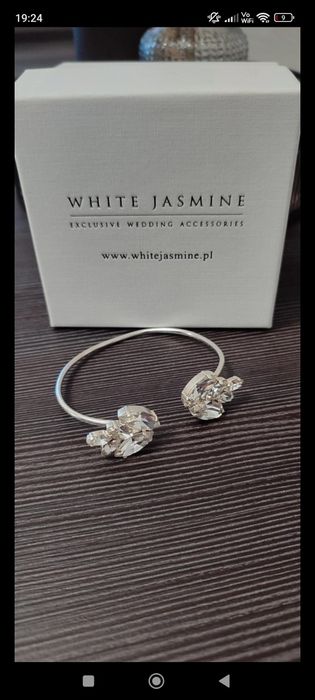 Bransoletka ślubna White Jasmine Aurelie