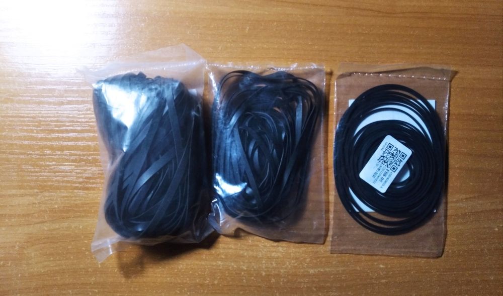 Пасики для касетних дек/магнітофонів/CD/вінілових програвачів