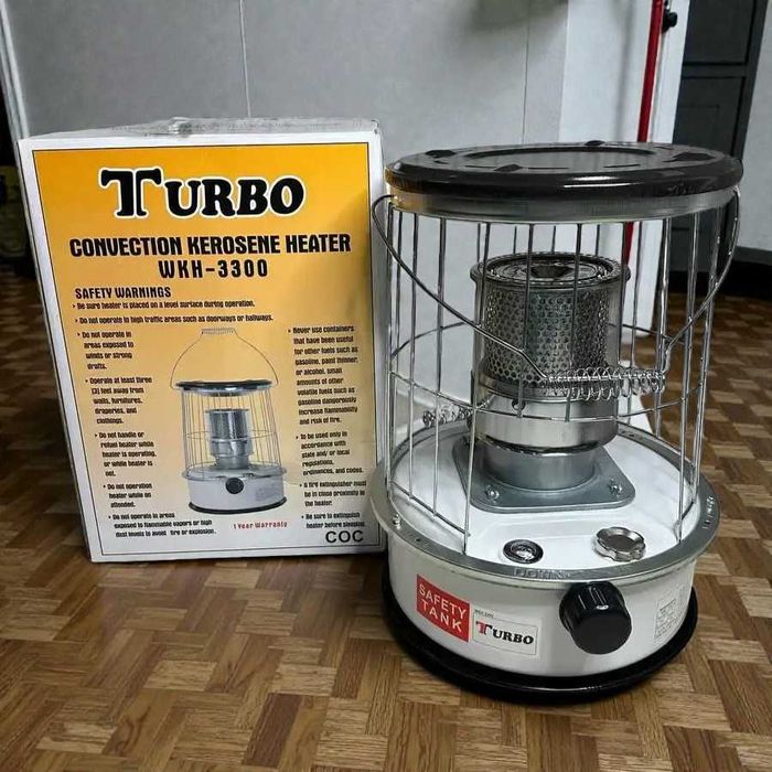 Обігрівач плита Turbo WKH 3300 на керосині 3кВт бак 6л 0,24-0,28л\год