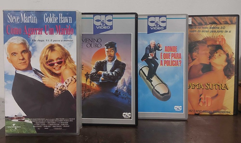 Filmes originais em cassetes VHS