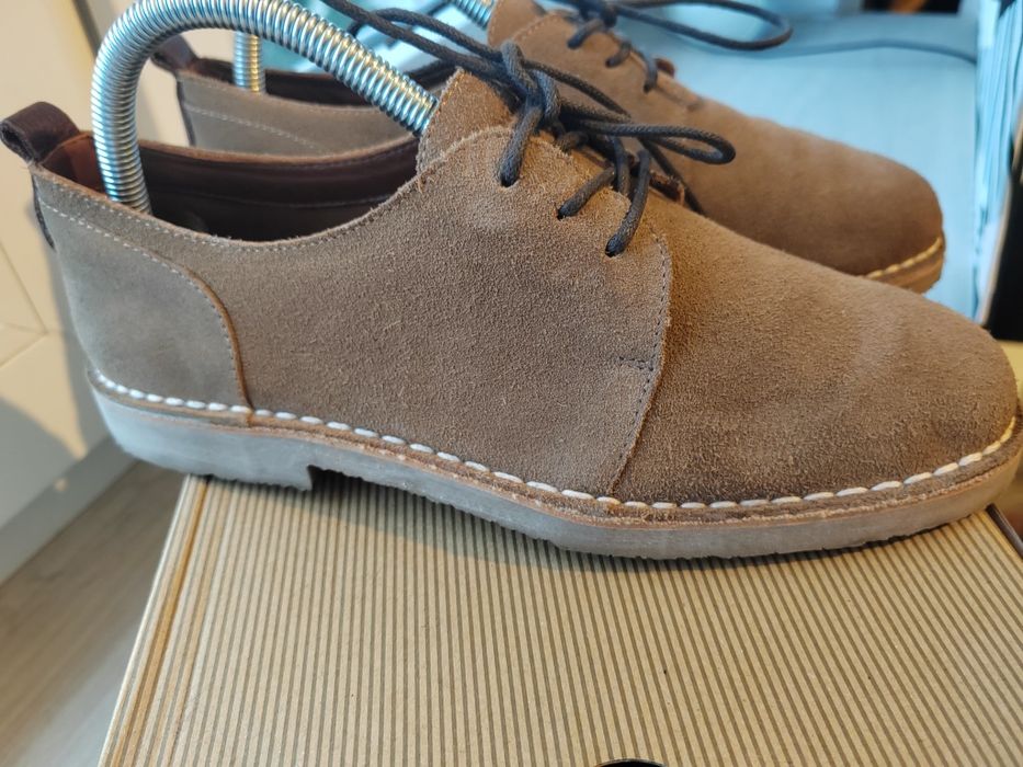 Buty dla chłopca idealne na Komunię eleganckie zamsz Massimo Dutti