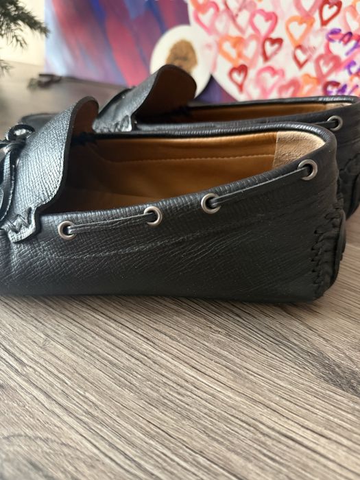 Мужские  кожаные мокасины Massimo Dutti