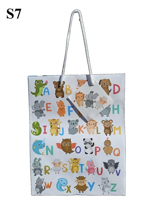 NOWA Torba torebka prezentowa mała S - RÓŻNE WZORY