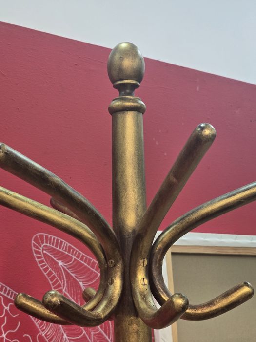 Wieszak na ubrania, złoty