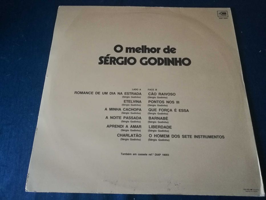 SÉRGIO GODINHO - O Melhor De Sérgio Godinho - Edição 1983 LP