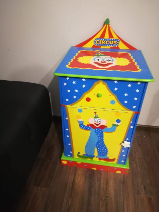 Szafka z klaunem do pokoju dziecięcego Stan b. dobry WYJĄTKOWA