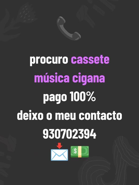 Procuro cassete música cigana