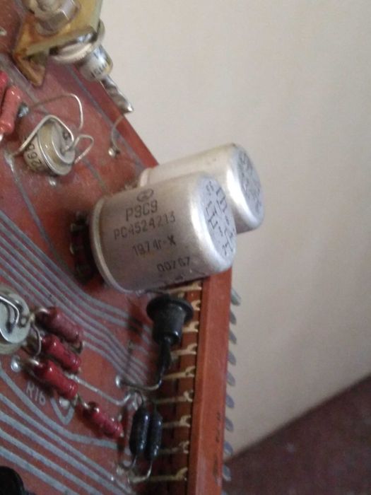 Плата з реле РЄС-9 паспорт 213. Потенціометр ППМЛ-И 1КоМ 1ВТ. ТЕЗ.