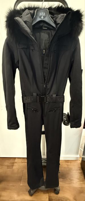 Kombinezon Goldbergh rozmiar 38 czarny z futerkiem