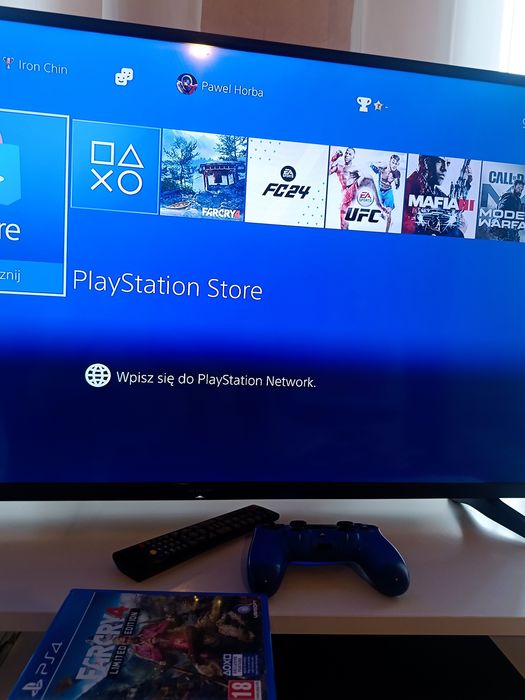 Sprzedam PS4 z 9grami