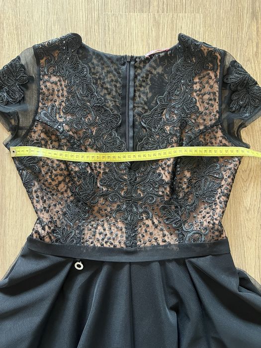 Sukienka tiul wieczorowa elegancka bal r.42