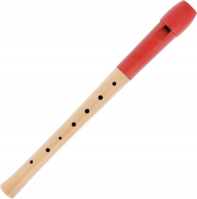 Flet Prosty Sopranowy Classic Cantabile Pivella Czerwony