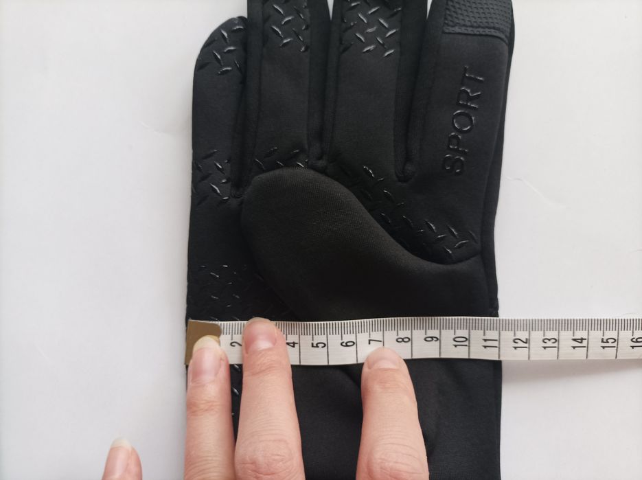 XL 11cm Rękawice ocieplane wodoodporne trekkingowe