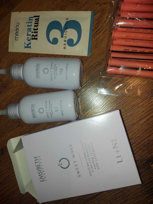 Zestaw do trwałej ondulacji i fal Emsibeth Sweet Wave. Nowy