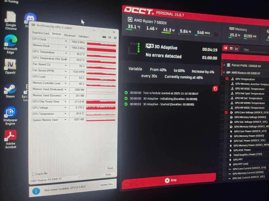Под ремонт/на запчасти RX 6900 XT ROG STRIX LC 16gb