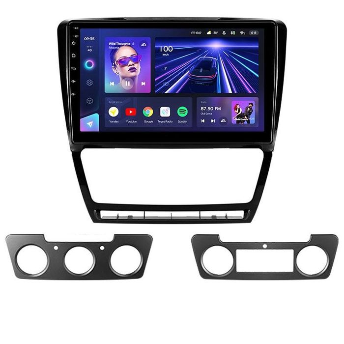 Андроїд магнитола шкода а5  4/32 +AHD камера.