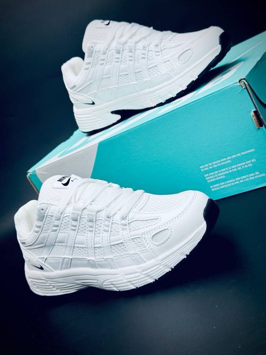 Чоловічі кросівки Nike P-6000  білі легкі дихаючі кросовки найк