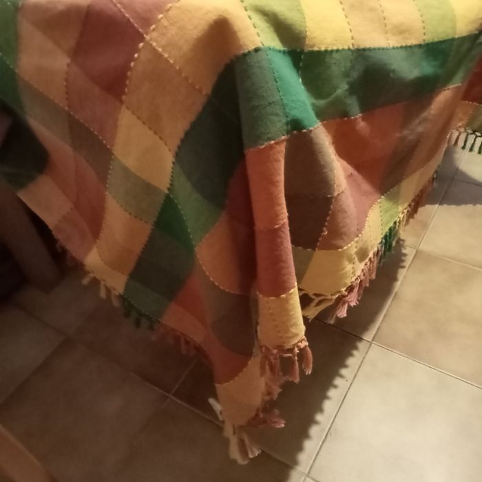 Toalha mesa rustica decorativa