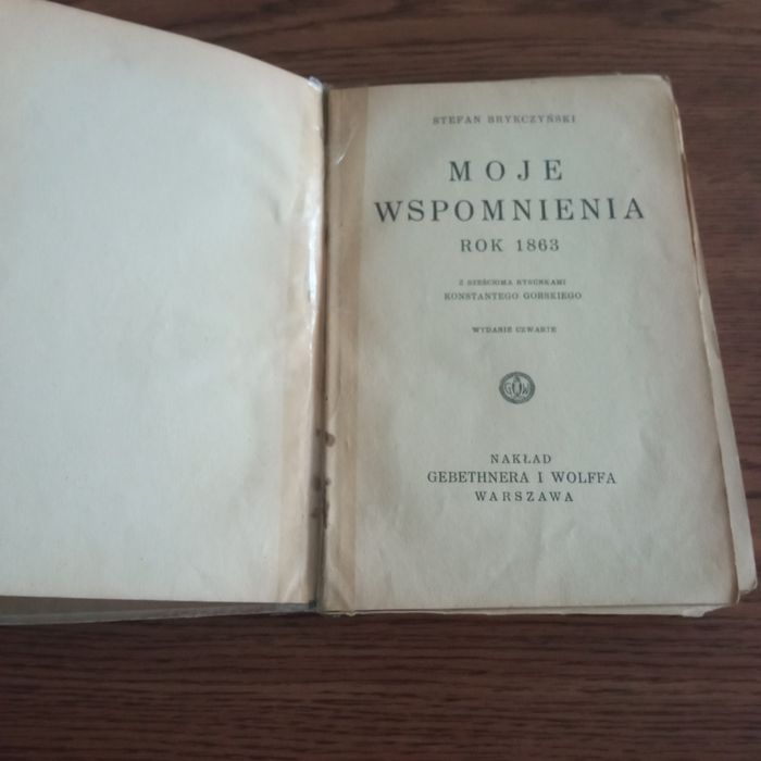Moje Wspomnienia Rok 1863